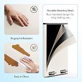VonHaus 60L Double Kitchen Bin Two Section Recycling Cream view 6