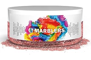 MARBLERS Mica Powder Colorant [Indian Pink Pearl] 1oz (28g) | Cosmetic | Epoxy Resin Pigment | Dye | Non-Toxic, Vegan, Cruelty-Free | Lip Gloss, Nails, Body Butter | Bath Bomb, Candle & Soap Making