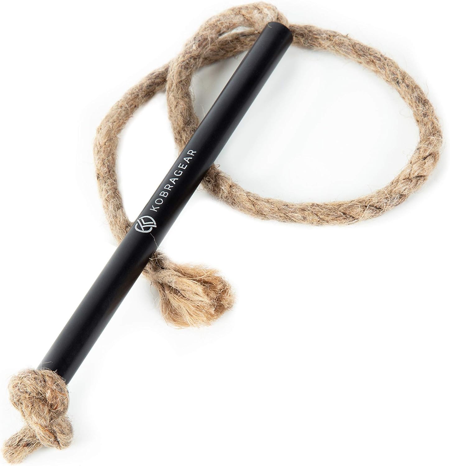 KobraGear Tinder Wick (2 Feet) + 6 inch Black Anodized Aluminum Bellow Sleeve Hemp Tinder Tube Fire Starter Rope Matchstick Waterproof Survival Cord for Flame Starting: Sports & Outdoors