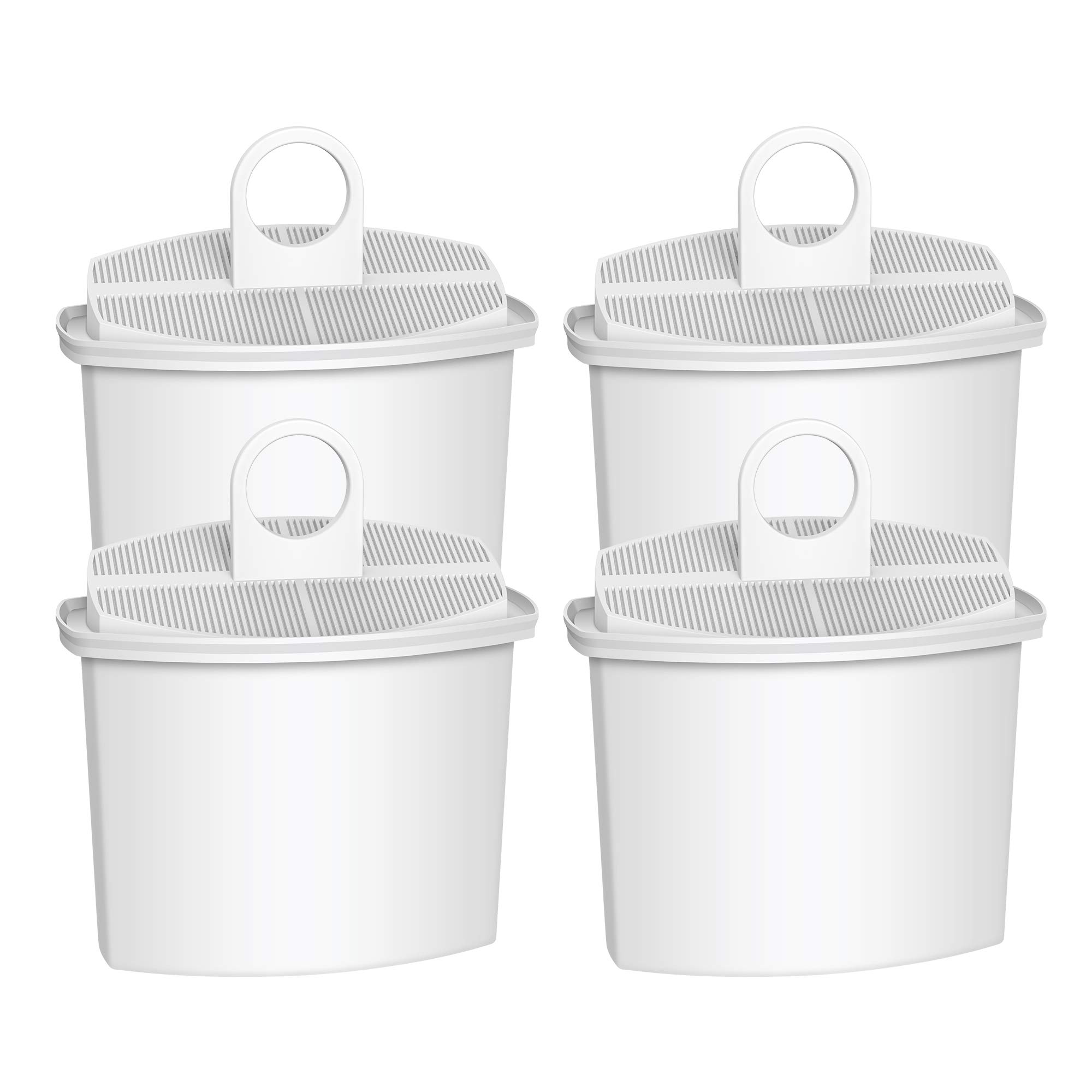 Waterdrop 4 Pack TÜV SÜD Certified Filter Cartridge, Compatible with Braun KWF2, Braun KF560, KF130, KF140, KF550, KF570 Coffee Maker Machine