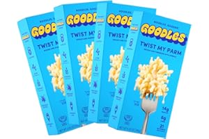 Goodles Twist My Parm Mac & Cheese 4 Pack, 6oz - 14g Protein, 6g Fiber with Prebiotics, 21 Plant-Based Nutrients and Made w/REAL Cheese! | Clean Label Certified