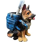 Toyosport Dog Pen Holder, German Shepherd Pen Holder, Unique Desk Storage Container, Creative, Ideal for Office and Home pen storage