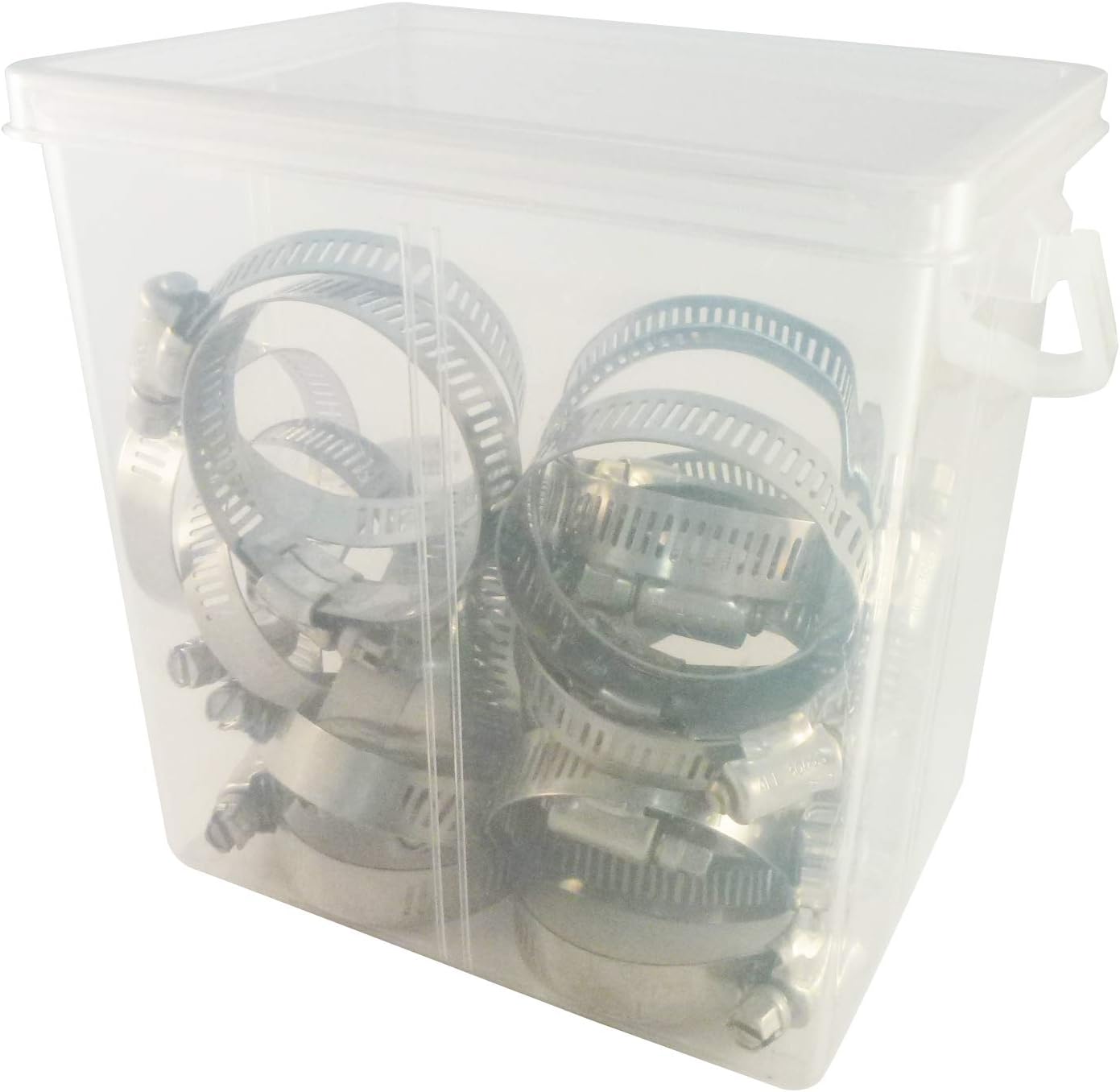 Industro 1 in. to 2 in. Stainless Steel Hose Clamps (25-Pack)…