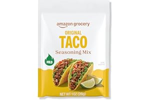 Amazon Grocery, Taco Seasoning Mix, Mild Heat, 1 Oz (Previously Happy Belly, Packaging May Vary)