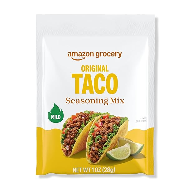 AMAZON GROCERY, TACO SEASONING MIX, MILD HEAT, 1...