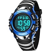 VTAIGE Kids Watch for 3-12 Year Old Boys Girls, Digital Watch for Kids Sport Outdoor Multifunctional Waterproof Watches with Alarm/LED Light/Stopwatch/Calendar Boys Wristwatch for Student, Kids Gift