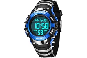 VTAIGE Kids Watch for 3-12 Year Old Boys Girls, Digital Watch for Kids Sport Outdoor Multifunctional Waterproof Watches with Alarm/LED Light/Stopwatch/Calendar Boys Wristwatch for Student, Kids Gift