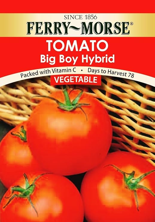 Ferry Morse Big Boy Tomato Seed Packet Garden & Outdoor