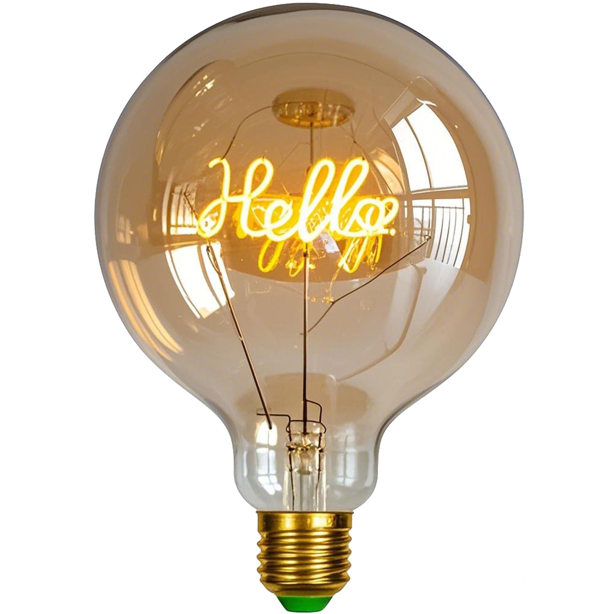 Tianfan Vintage Light Bulbs LED Light Bulb 4W Dimmable Decorative Light Bulbs 220/240V E27 Table Lamp Hello