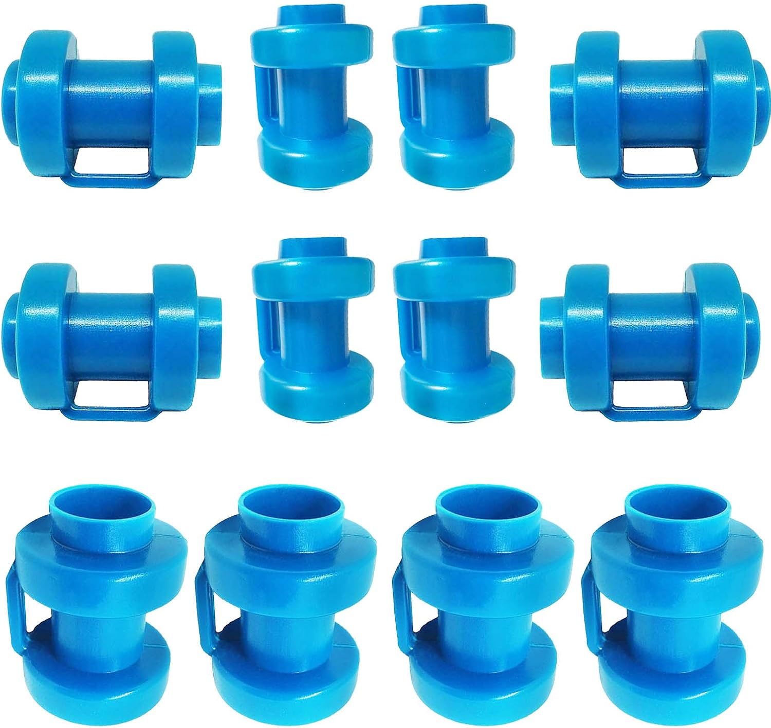 ASFINS Trampoline Top Cap, 12pcs Trampoline Enclosure Pole Caps Top Net