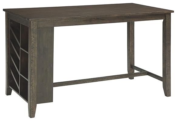 Signature Design by Ashley Rokane Counter Height Dining Table, Brown