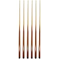 HAN'S DELTA Set of 6 Pool Cues 36"/42"/48"/57" Real 4-Prong House Bar Billiard Pool Cue Stick