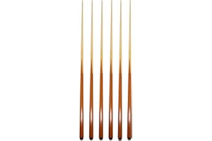 HAN'S DELTA Set of 6 Pool Cues 36"/42"/48"/57" Real 4-Prong House Bar Billiard Pool Cue Stick