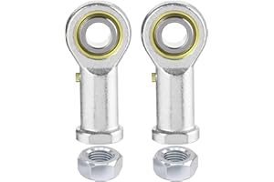 ZOWZEA 2Pcs PHSB8 Rod End Bearing 1/2 Inch Bore Pre-Lubricated 1/2-20 Female Thread Right Hand Heim Joint with Jam Nuts