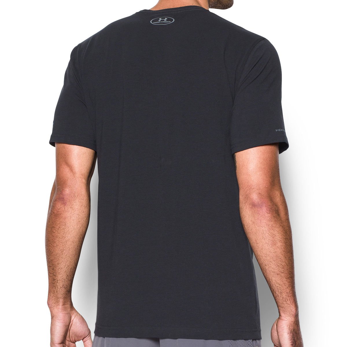 magliette under armour uomo argento