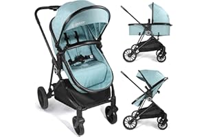 Cochildor Lite 2.0 Baby Stroller with Newborn Mode, 2-in-1 Foldable Infant Stroller with Reversible Seat and UPF 50+ Canopy