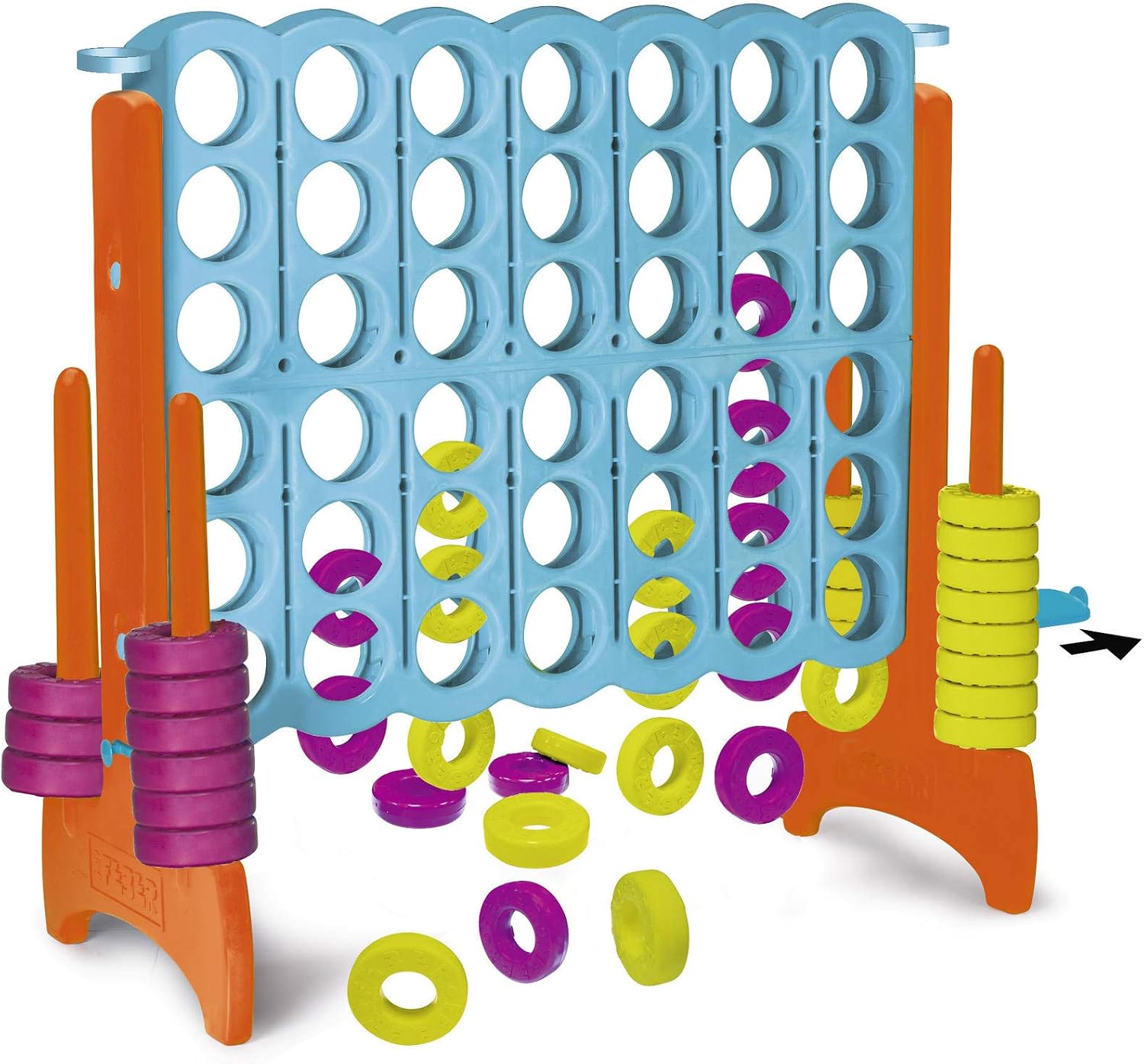 FEBER- Giant mega 4 in a line, for outdoor and indoor (Famosa 800012910) Multicoloured - Image 3