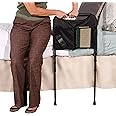 Able Life Sturdy Rail, Adjustable Stand Assist Bed Bar with Support Legs for Fall Prevention, Bedside Railing Mobility Aid with Organizer Pouch for Adults, Seniors, and Elderly, Fits Most Beds