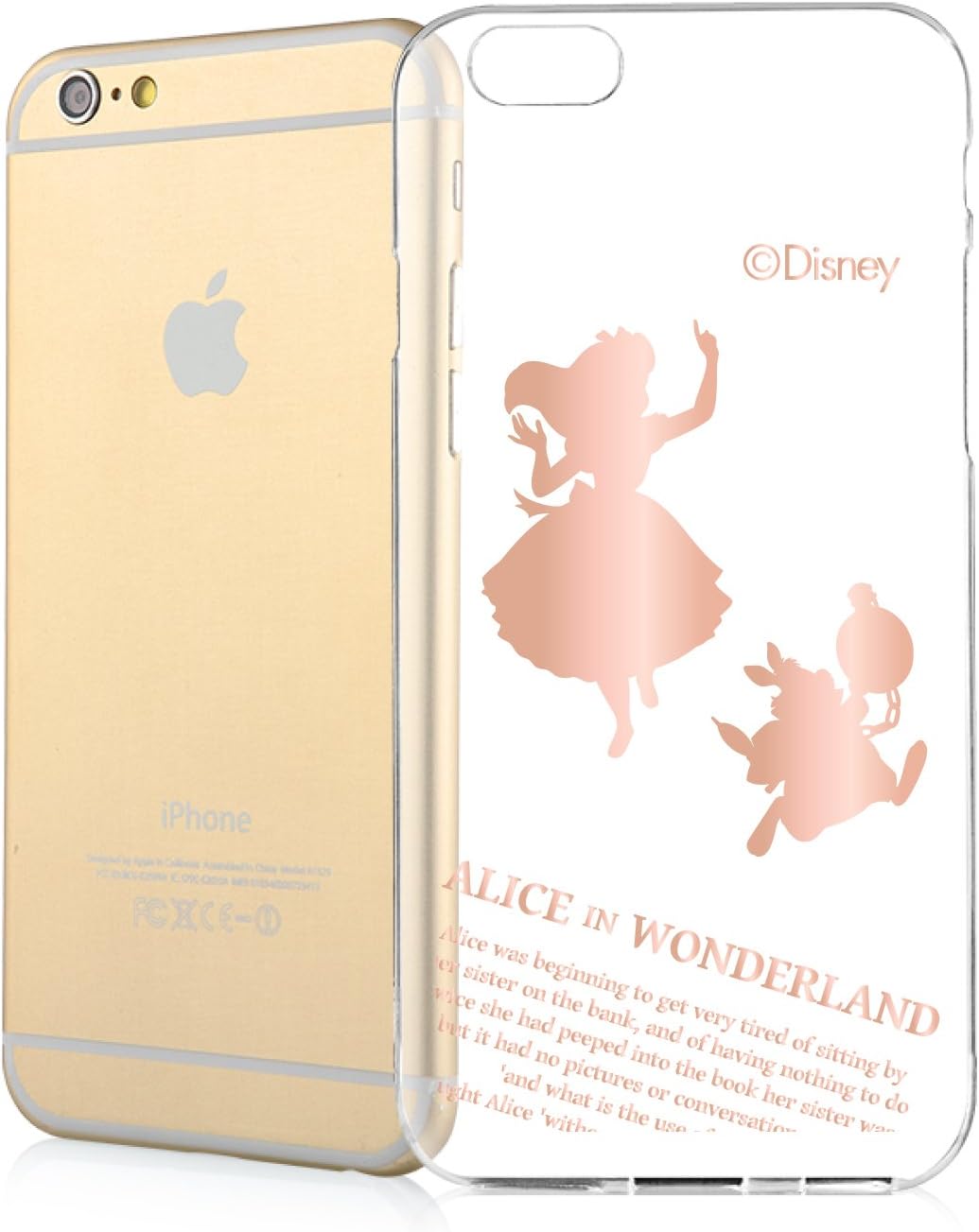 Amazon Co Jp Iphone6 Iphone6s ディズニー スマホ クリアケース アリス ピンクゴールド 2 家電 カメラ