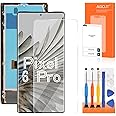 OLED for Google Pixel 6 Pro 5G LCD Screen Replacement for Pixel 6 Pro LCD Display GLUOG G8VOU LCD Digitizer Screen Touch Assembly with Frame+Video（with Fingerprint Function,No Fingerprint Cable