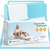 Puppy Pee Pads for Dogs 51"x36" 40 Count, Extra Large Dog Pee Pads, XXXXL Leak-Proof & Super Absorbent Dog Pee Pads, Thicken Disposable Potty Pads Puppy Training Pads for Cats Rabbits