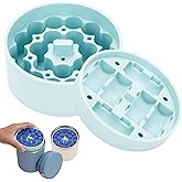 Silicone 3ml Vial Insert(1 Short +1 Tall) Compatible with Hydrapeak Food Jars – Fits 32/25/18oz Food Thermos, 28-Vial Maximum Capacity – Peptide Vial Storage for Freezer/Fridge (No Jar and Vial)