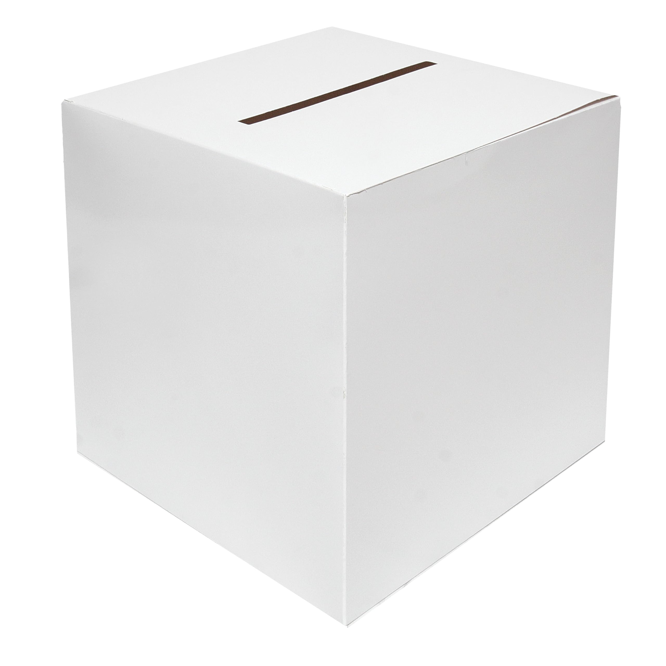 Storm&Lighthouse 30cm x 30cm x 30cm White Wedding Card Post Box Flat-Packed Art Box Card Box for Party and Wedding Reception