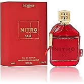ocpcrn NITRO RED - Eau De Parfum - Luxury Perfume for Men - Fruit, Woody, Floral & Masculine Fragrance - Long Lasting Cologne Mist & Body Spray-3.4 Ounces - for Him
