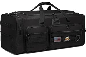 HAMBOLY 130L Extra Large Duffle Bag for Men, Heavy Duty Duffle Bag for Travel, Large Sports Gym Equipment Bag for Hockey Football Baseball Soccer Basketball & Drum Hardware