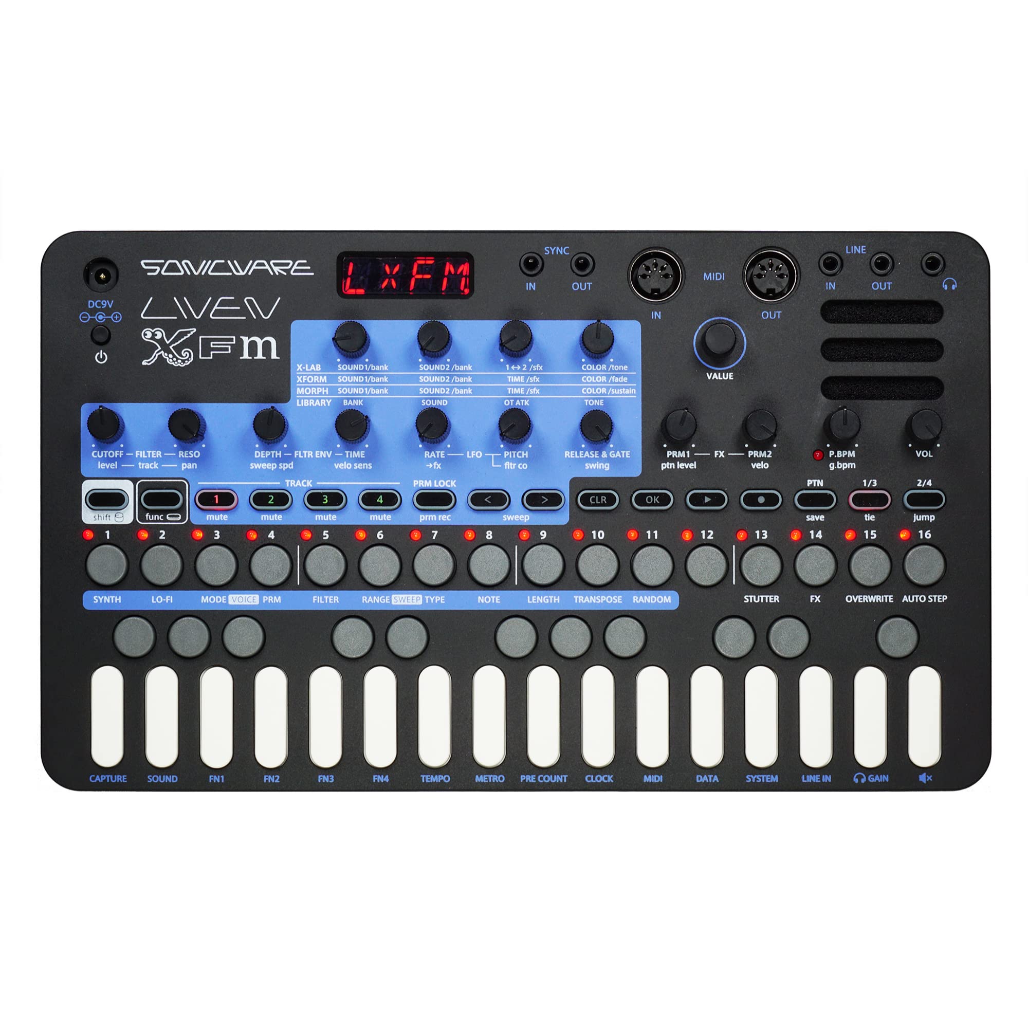 Sonicware Liven XFM [FM Synthesizer Groove Box] 3