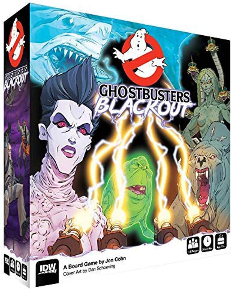 Amazon Com Idw Games Ghostbusters Blackout Board Game Multicolor Toys Games