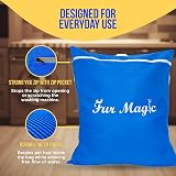 Fur Magic Pet Laundry Bag Large Blue for Dog Cat Fur Removal view 4