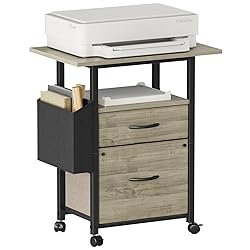 GYIIYUO 2 Drawer File Cabinet with 24'' Extended