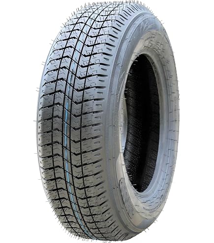 2 Pack ST175/80D13 Trailer Tires On 13" Rims – 5 Lug, 6PR, Load Range C
