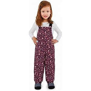 JAN & JUL Waterproof Bib Rain Pants, Adjustable Overalls for Toddlers and Kids