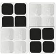 16 Pads of Easy@home 2"x 2" TENS Unit Reuseable Self Stick Carbon Electrode Pad - Non Irritating Design