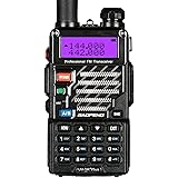 Baofeng UV-5R+ Plus UHF VHF Long Range Dual Band Ham Amateur Two Way Radio, Black