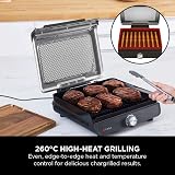 Ninja Sizzle Low Smoke Electric Indoor Grill Grey GR101UK 1460W view 4
