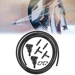X AUTOHAUX 7pcs Front Windshield Washer Nozzles Kit