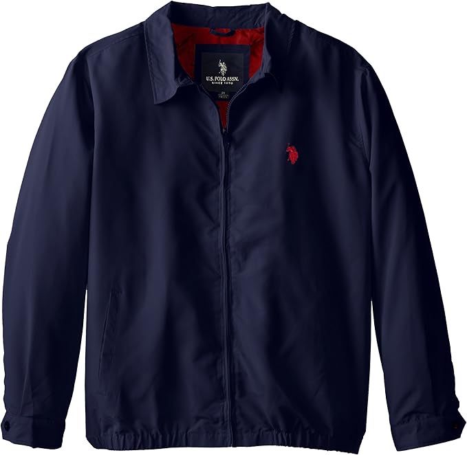 U.S. Polo Assn. Men's BigTall Micro Golf Jacket at Amazon Men’s