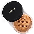 Mented Cosmetics Pressed Powder Makeup, Translucent Setting Powder Compact for Face Make up, Oil Control, Matte Finish, Long-Lasting Wear, Ideal for Black Women, Portable Compact Design, Medium/Deep