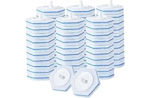 DOTSPUN Upgraded Wand Refills, 50count Disposable Toilet Brush Heads for Clorox