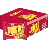 OTOKI Jin Ramen Spicy Korean Instant Ramen, 13-Hour Simmered Beef Bone Broth, Bold Spicy Flavor, Ready in 4 Minutes, 4.23 oz (Pack of 18)
