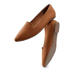 DREAM PAIRS Women's Flats, Pointed Toe Slip-On