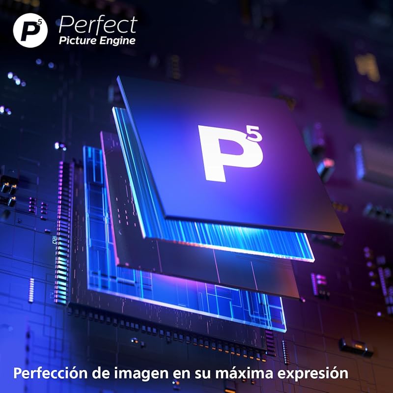 Ambilight 'The One' 55PUS9010 4K Smart TV - Pantalla de 55 Pulgadas con P5 Picture Engine Ultra HD, Titan OS, Dolby Vision y Sonido Dolby Atmos