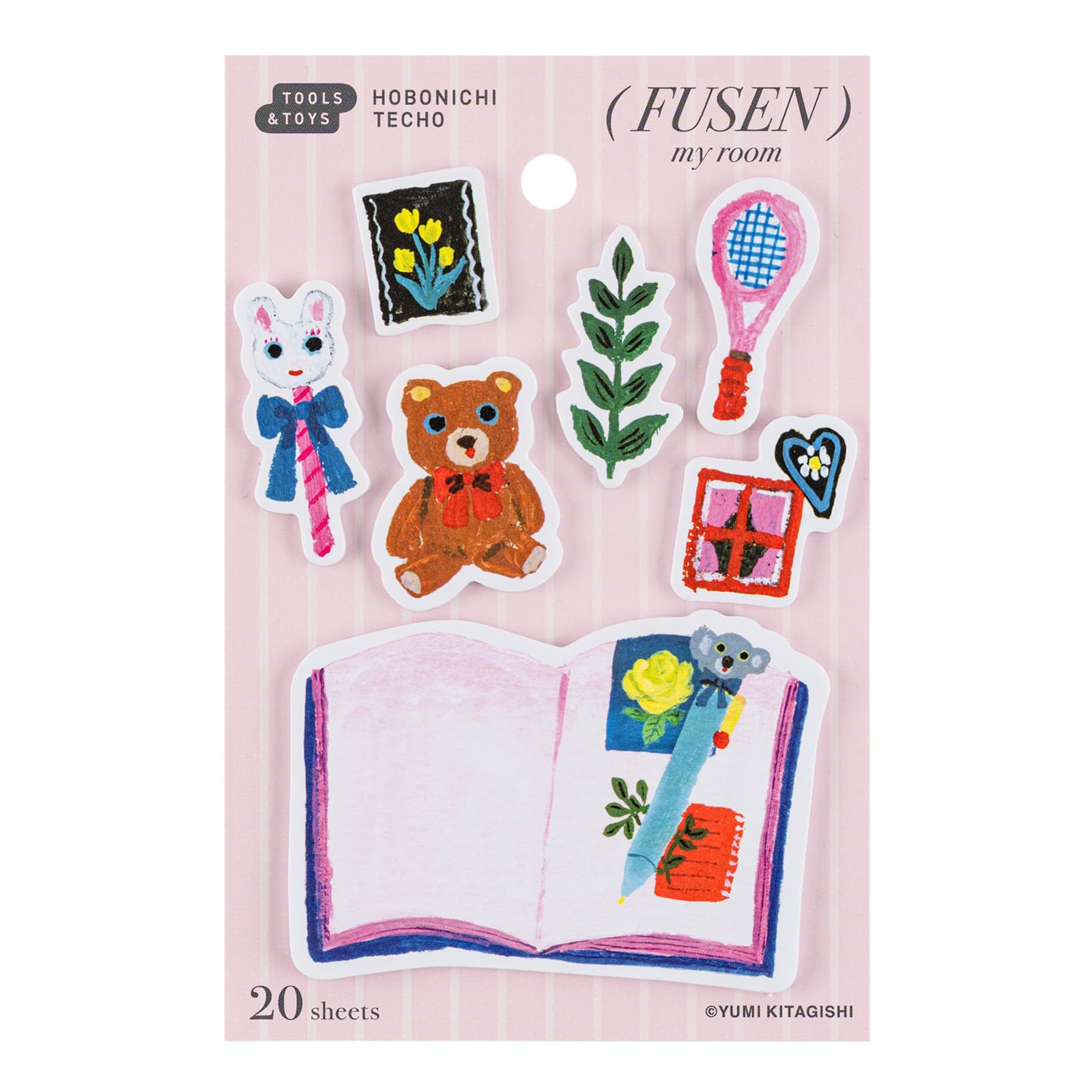 Hobonichi Sticky Note Tabs - My Room by ほぼ日