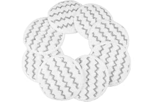 Lawnoval Microfiber Mop Pads Compatible with Bissell Spinwave Smart Steam 3897A 3712 3712W, Reusable Thick Pads for Daily and