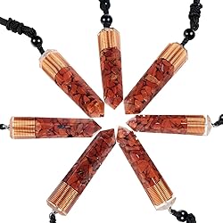 Nupuyai Orgone Healing Crystal Point Pendant