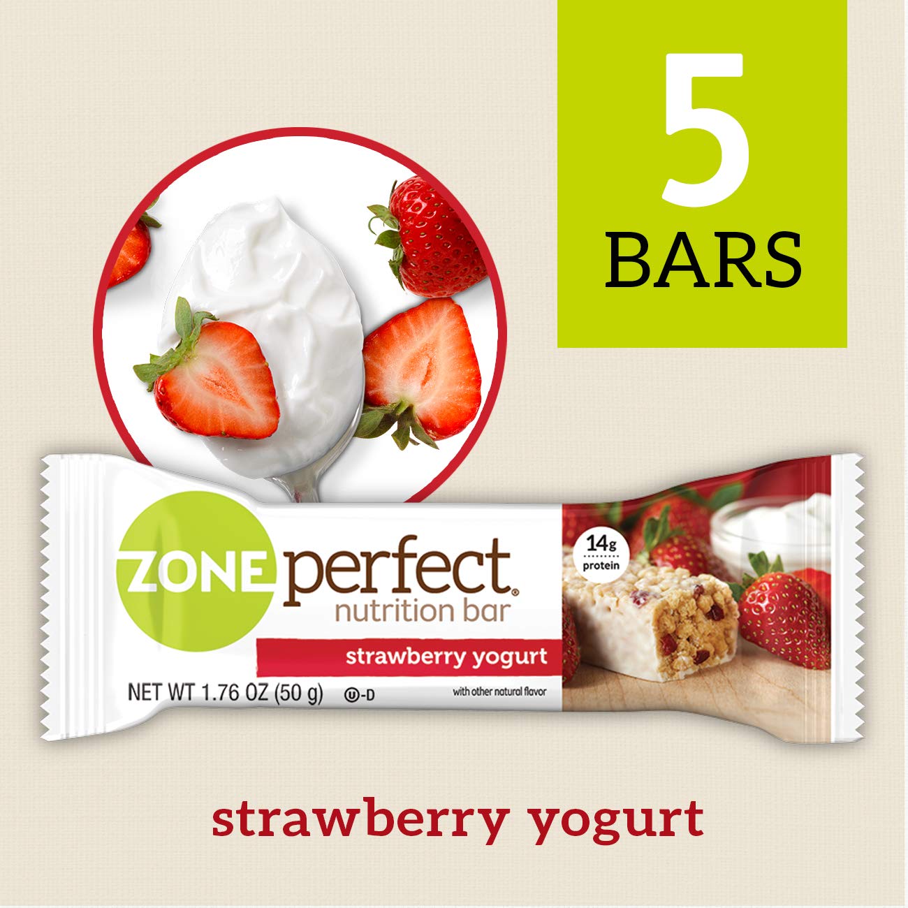 Zoneperfect Nutrition Bar Strawberry Yogurt Runners High Nutrition