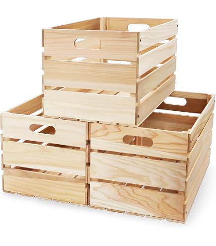Caja De Vino De Madera Vintage Tamaño Media Botella (12 Unidades) – Almacenamiento Shabby Chic